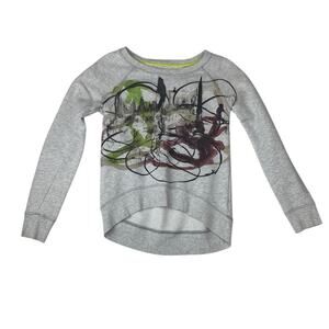 Proenza Schouler size XS Gray Sweatshirt abstract art